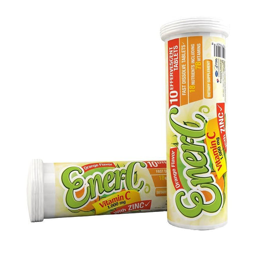 ENER-C 1000 mg x 10 tabletas efervescentes - Artemisa Productos Naturales