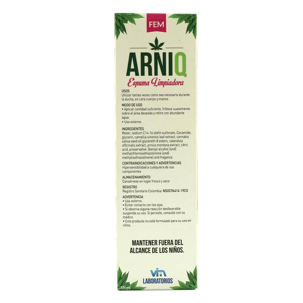 Espuma limpiadora Fem para el afeitado x 150 ml - Artemisa Productos Naturales