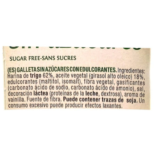 Galleta dorada al horno Sin azúcares x 330 gr. - Artemisa Productos Naturales