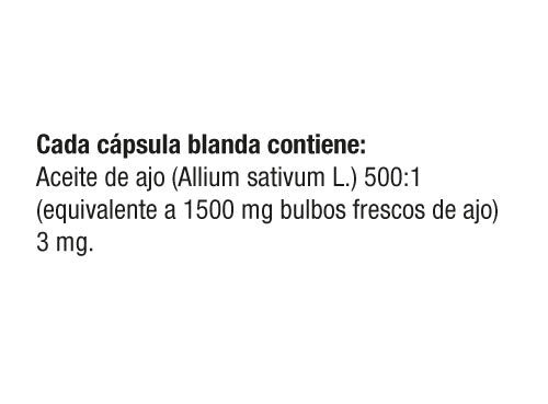 Garlic x 100 softgels - Artemisa Productos Naturales