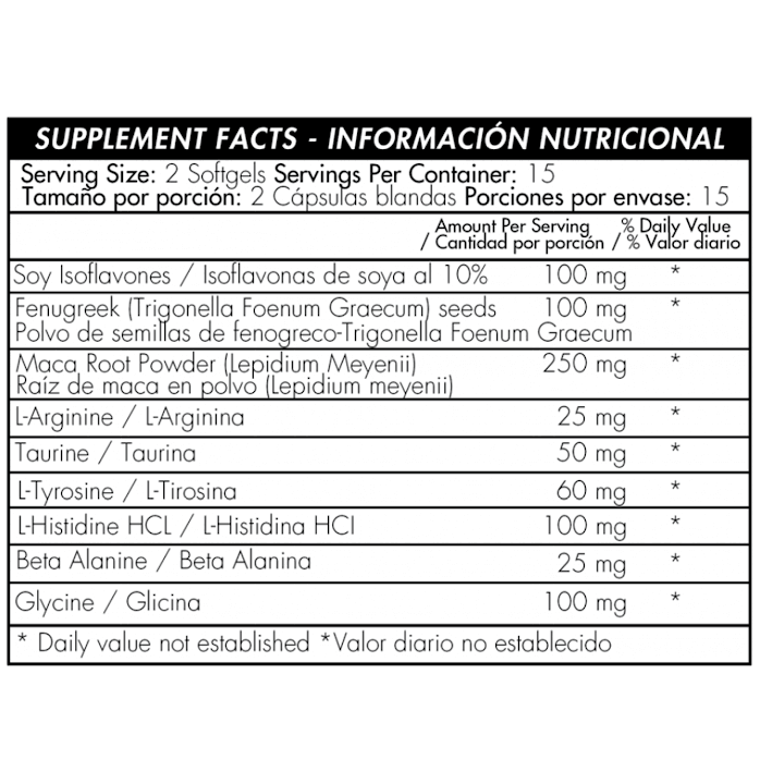 Kamadeva x 30 softgels con soya, fenogreco y maca. - Artemisa Productos Naturales