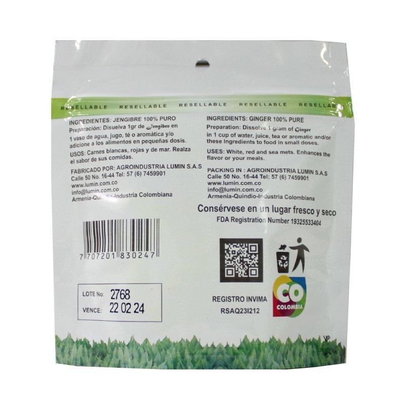 Kurginger deshidratado y pulverizado x 50 gr - Artemisa Productos Naturales
