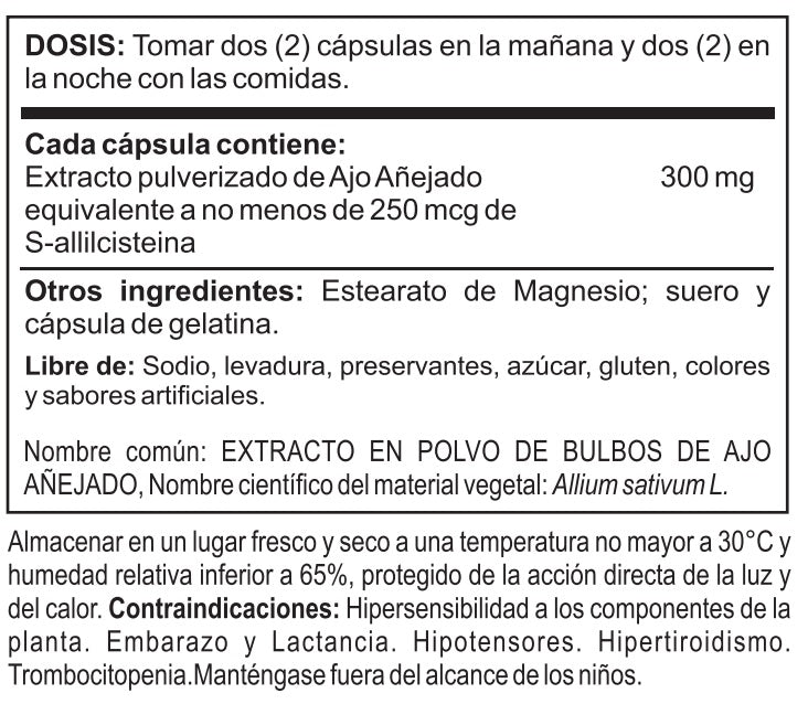 Kyolic (garlic) formula x 100 cap - Artemisa Productos Naturales