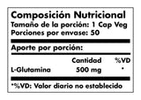 L Glutamine 500 mg x 50 cápsulas - Artemisa Productos Naturales