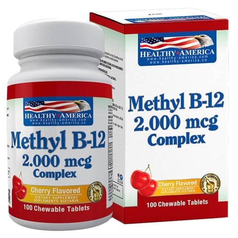Methyl B-12 x 100 tabletas con Vitaminas B12 y B6 + Ácido Fólico + Biotina - Artemisa Productos Naturales