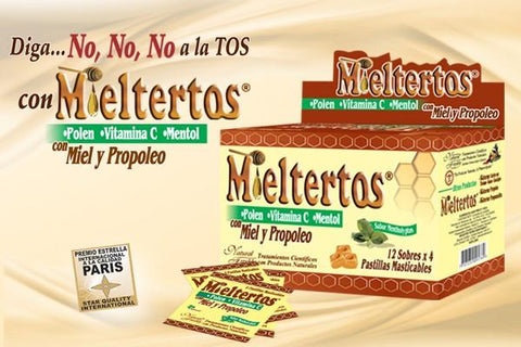 Mieltertos pastillas masticables x 12 sobres - Artemisa Productos Naturales