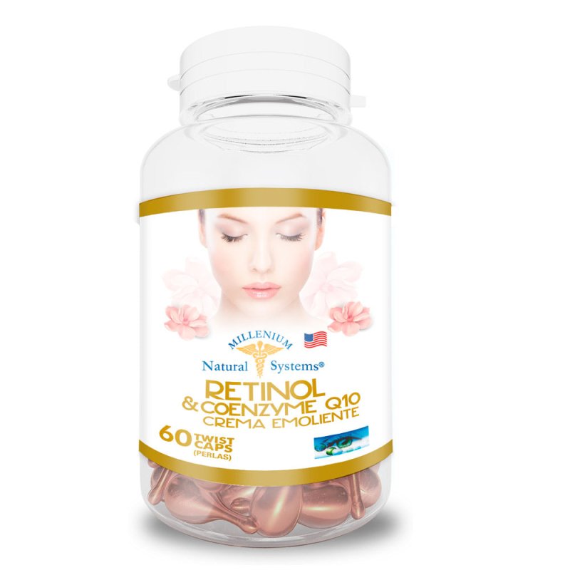 Retinol + Coenzyme Q10 x 60 twist caps - Artemisa Productos Naturales