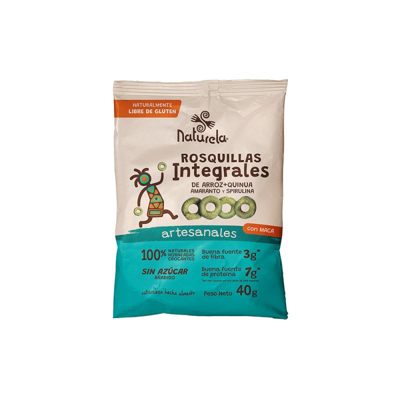 Rosquillas Integrales Spirulina x 40 gr - Artemisa Productos Naturales