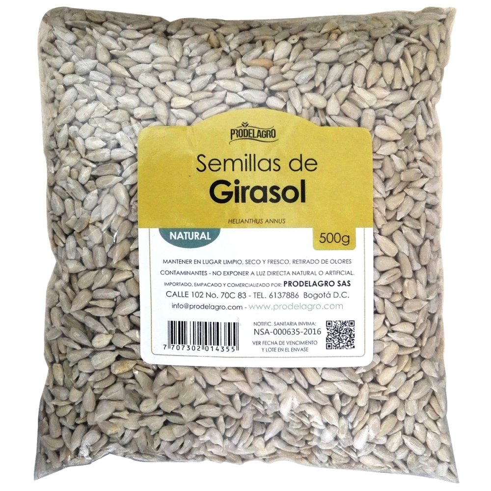 Semillas de girasol x 500 gr - Artemisa Productos Naturales