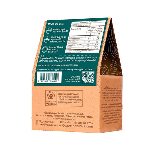 Spiruté Moringa x 20 tisanas - Artemisa Productos Naturales