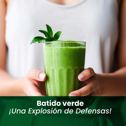 Batido Verde con Moringa, Espinacas y Jengibre: ¡Una Explosión de Defensas! - Artemisa Productos Naturales