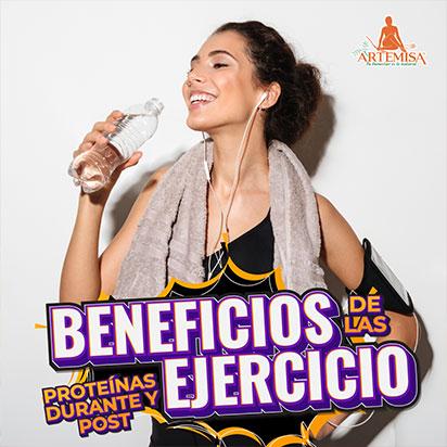 BENEFICIOS DE LAS PROTEÍNAS DURANTE Y POST EJERCICIO - Artemisa Productos Naturales