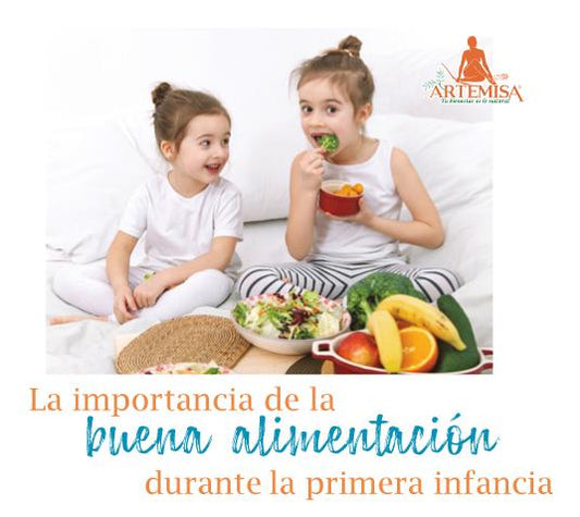 La importancia de la buena alimentación durante la primera infancia (0 a 5 años) - Artemisa Productos Naturales