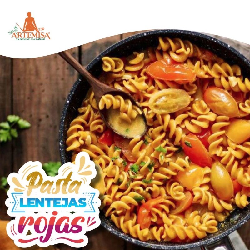 Pasta de lentejas rojas - Artemisa Productos Naturales