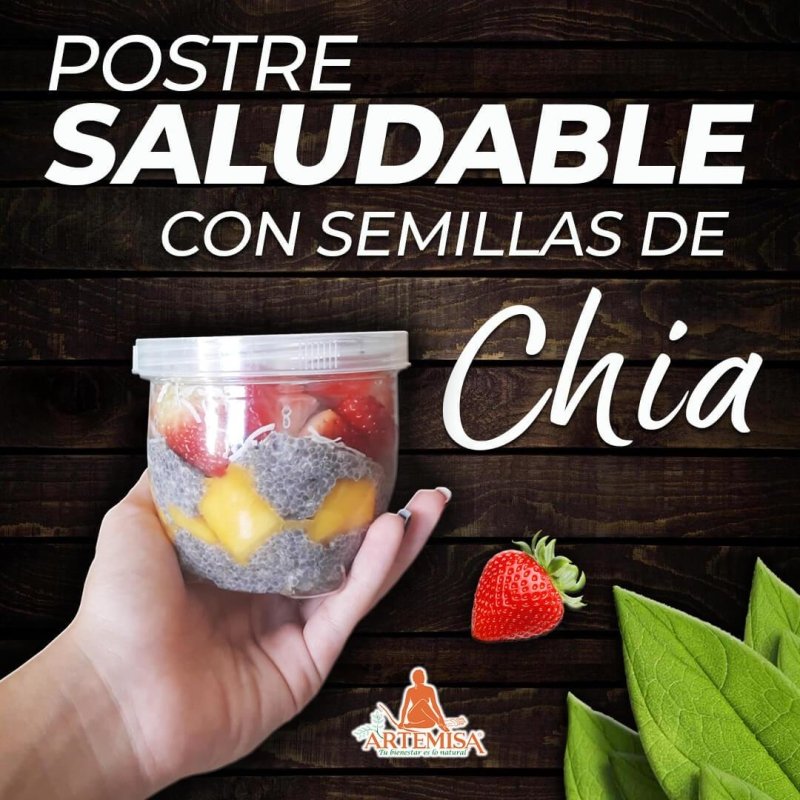 Postre Saludable con Semilla de Chía - Artemisa Productos Naturales