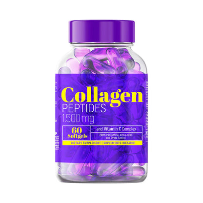 Collagen peptides 1500 mg vitamin C complex