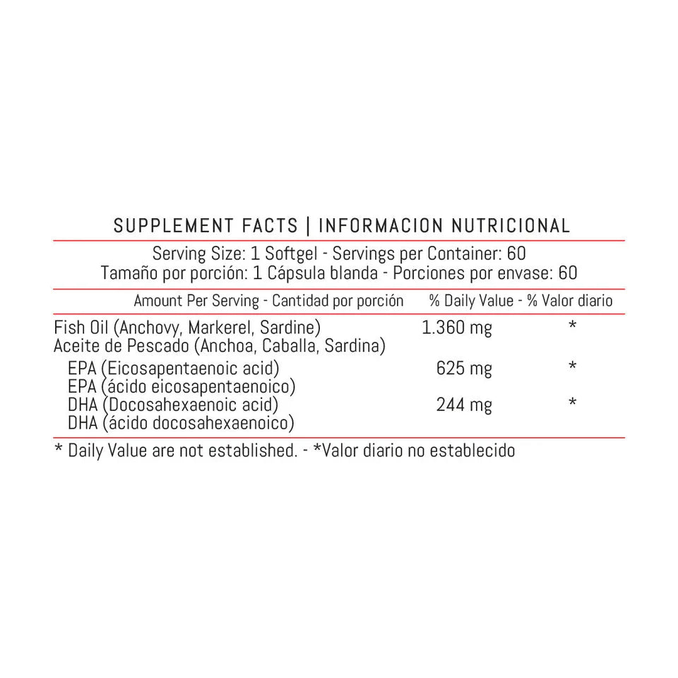 Fish Omega 3 1360MG - 60 Softgels Healthy