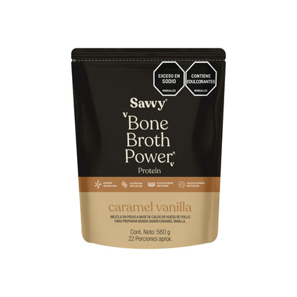 Bone broth vainilla caramelo x 560 gr