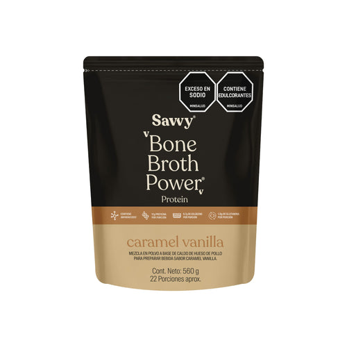 Bone broth vainilla caramelo x 560 gr