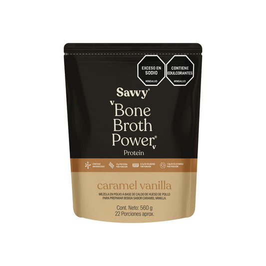 Bone broth vainilla caramelo x 560 gr