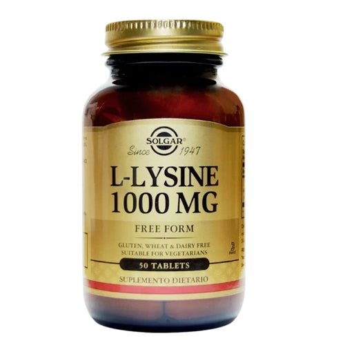 L-Lisina x 50 tabletas vegetarianas Solgar