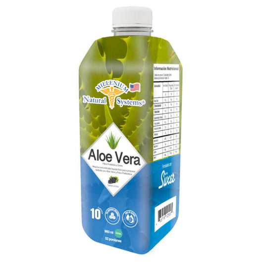 Bebida concentrada con aloe vera y fibra prebiótica x 32 oz.