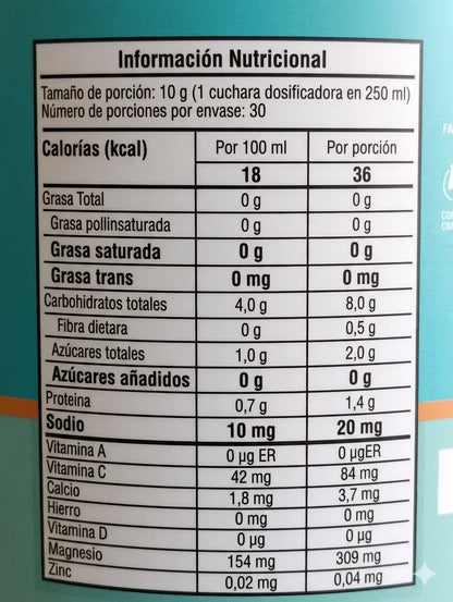 Bisgly (Bisglicinato de Magnesio) Polvo 300 gr Jaquin de Francia