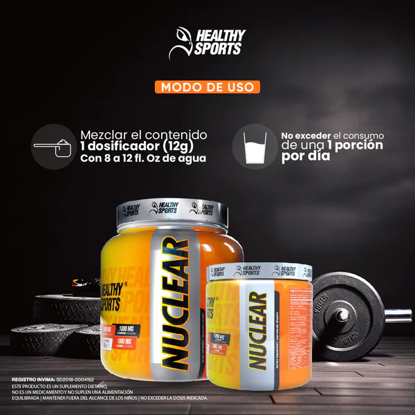 NUCLEAR 360G 30 SERVICIOS FRUIT PUNCH HEALTHY SPORTS