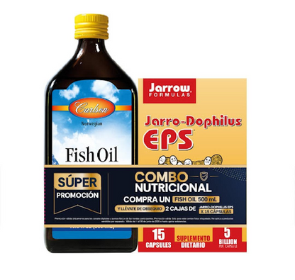 Fish Oil x 500 ml (+ Obsequio: Jarro-Dophilus 15 Cápsulas)
