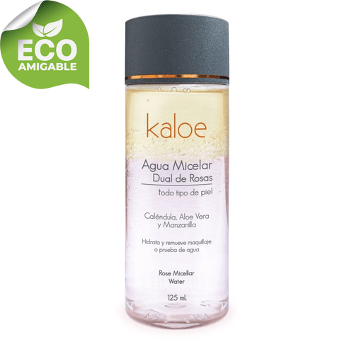 AGUA MICELAR DUAL DE ROSAS KALOE X 125 ML