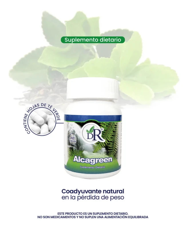 ALCAGREEN x 60 caps Dr. Rojas - Artemisa Productos Naturales