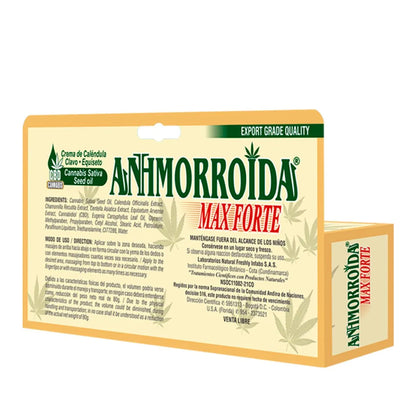 Crema Anhmorroida Max Forte 80rr – Natural Freshly