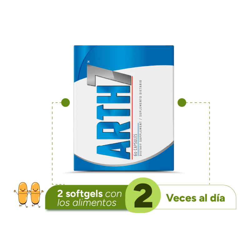 Arth7 60 cápsulas - Artemisa Productos Naturales