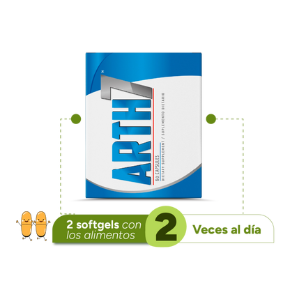 Arth7 60 cápsulas - Artemisa Productos Naturales