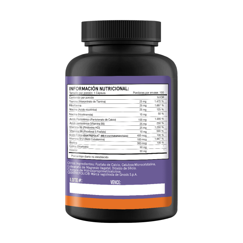B - FORMULA X 100 CÁPSULAS - Artemisa Productos Naturales