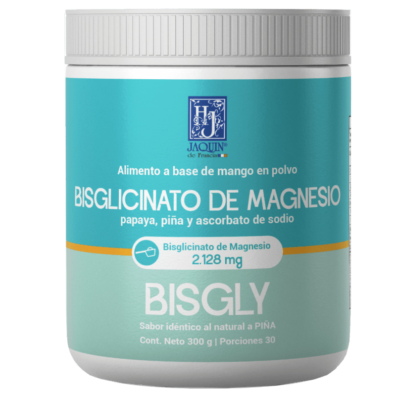 Bisgly (Bisglicinato de Magnesio) Polvo 300 gr Jaquin de Francia - Artemisa Productos Naturales