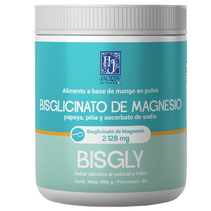 Bisgly (Bisglicinato de Magnesio) Polvo 300 gr Jaquin de Francia - Artemisa Productos Naturales