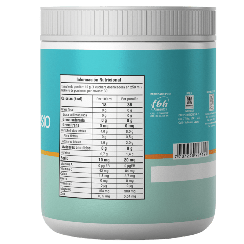 Bisgly (Bisglicinato de Magnesio) Polvo 300 gr Jaquin de Francia - Artemisa Productos Naturales