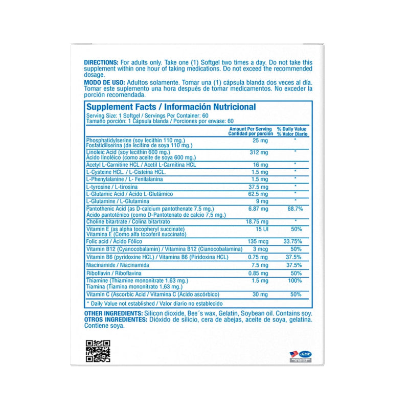 Brainy x 60 softgels - Artemisa Productos Naturales