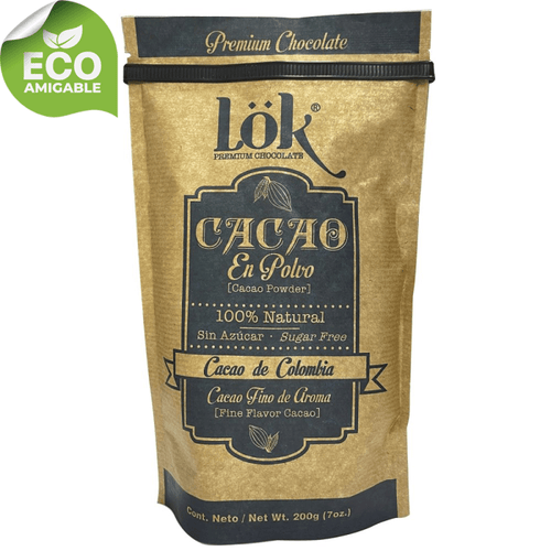 Cacao en polvo 100% x 200 gr