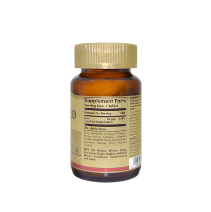 Chelated Iron x 100 tabletas vegetarianas - Artemisa Productos Naturales