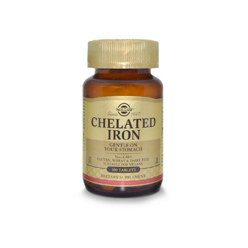 Chelated Iron x 100 tabletas vegetarianas