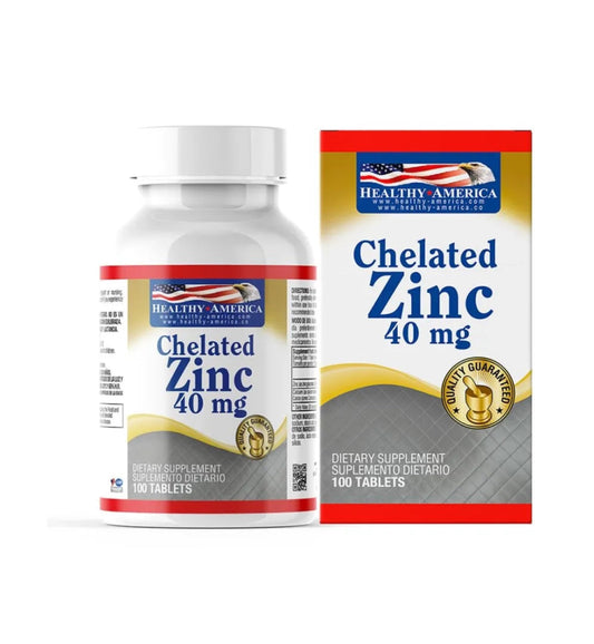 Chelated Zinc 40 mg x 100 tab - Artemisa Productos Naturales