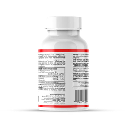 Chelated Zinc 40 mg x 100 tab - Artemisa Productos Naturales