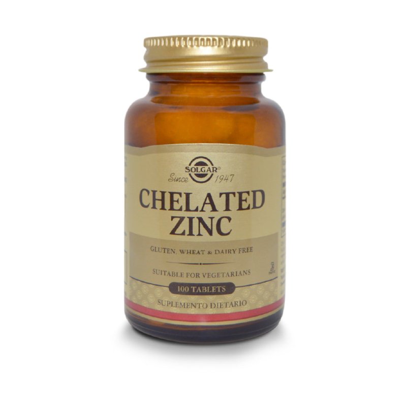 Chelated Zinc x 100 tabletas vegetarianas - Artemisa Productos Naturales