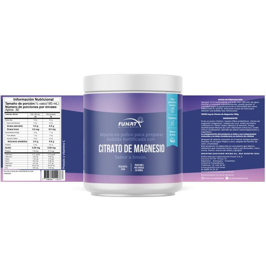 Citrato de magnesio en polvo x 240g - Artemisa Productos Naturales