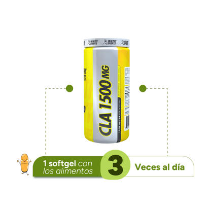 CLA 1500 mg x 90 softgels - Artemisa Productos Naturales