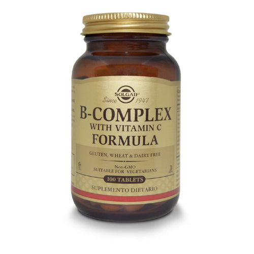 Complejo B x 100 tabletas con Vitaminas B1, B2, B6, B12 y C