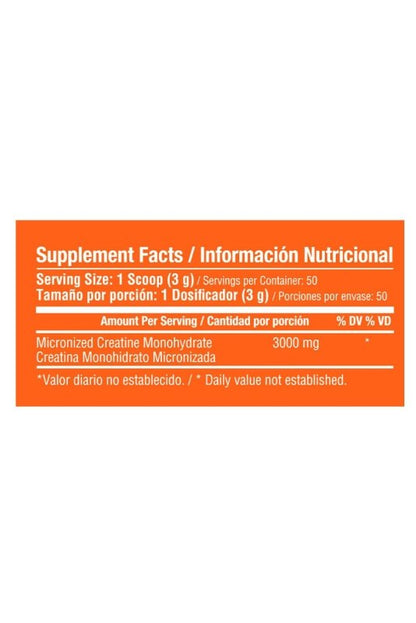 CREATINE 150 GR MONOHYDRATE HEALTHY - Artemisa Productos Naturales