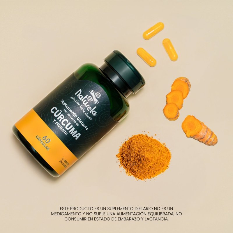 CURCUMA Y PIMIENTA 60 caps - Artemisa Productos Naturales